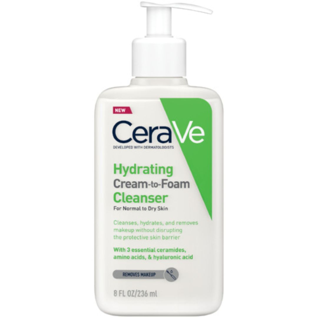 CeraVe Hydrating Cream to Foam Cleanser - 236ml - Beauty Bling