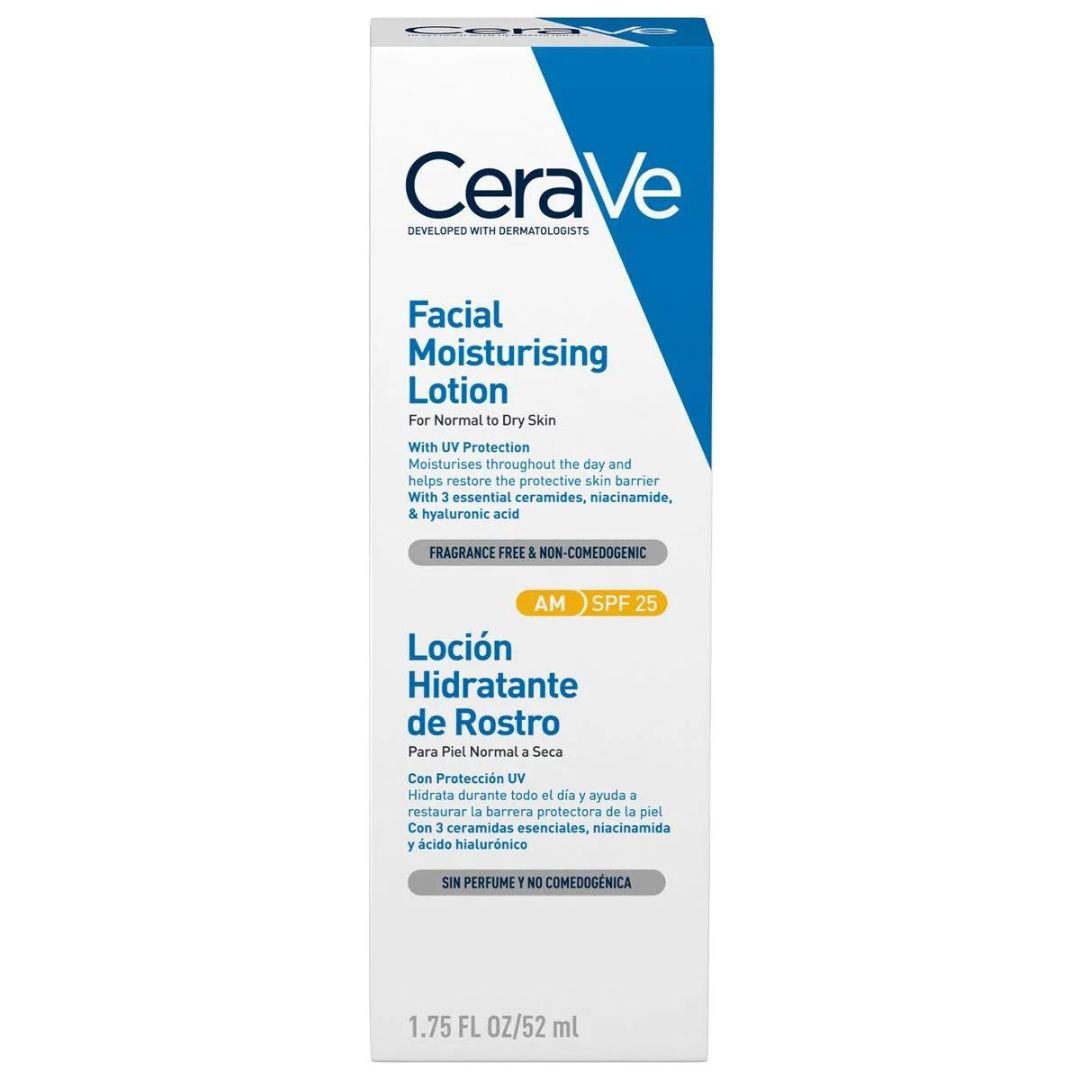 CeraVe Moisturising Day Cream - For Normal to Dry Skin with UV Protection 52ml - Beauty Bling