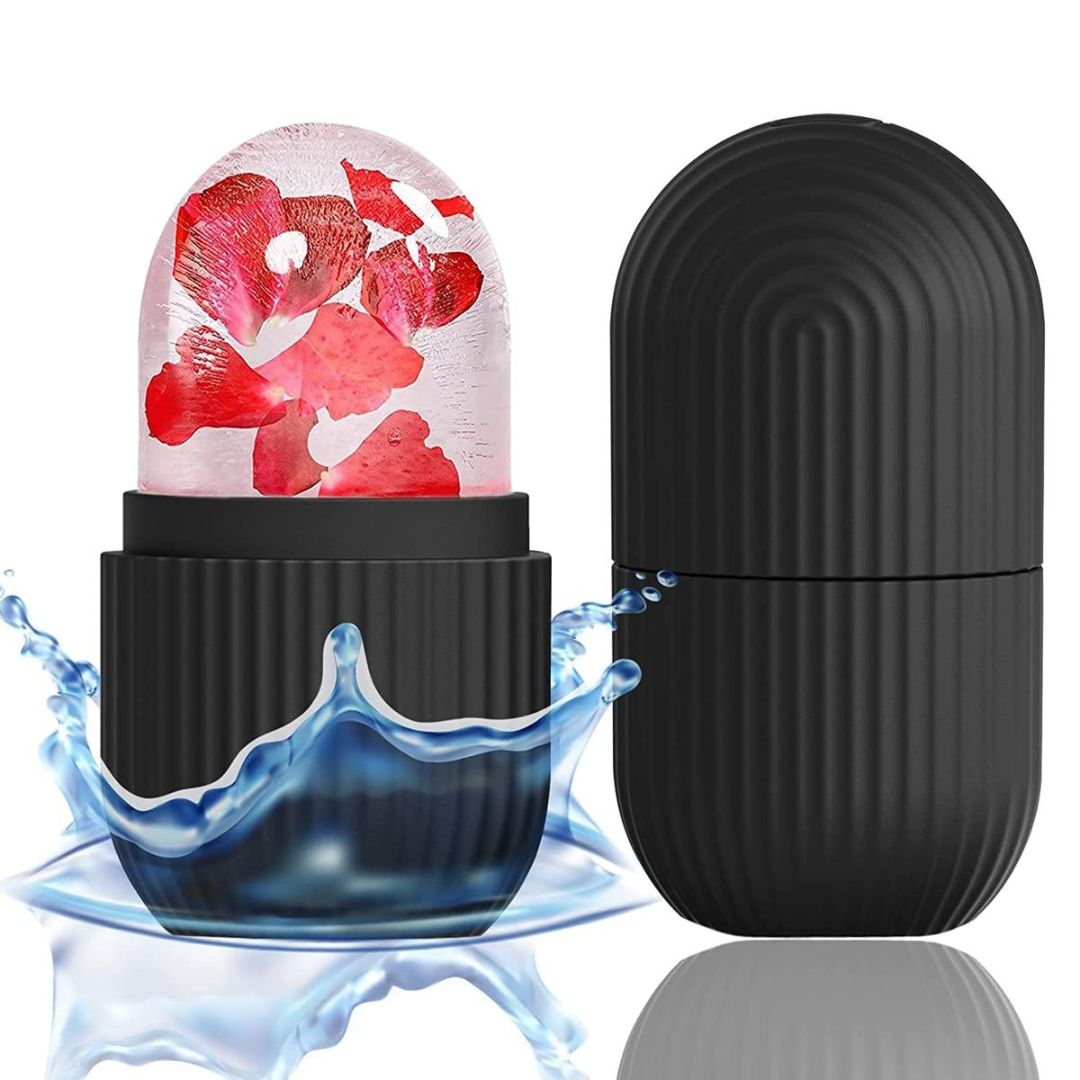 Facial Silicone Ice Roller - Black - Beauty Bling