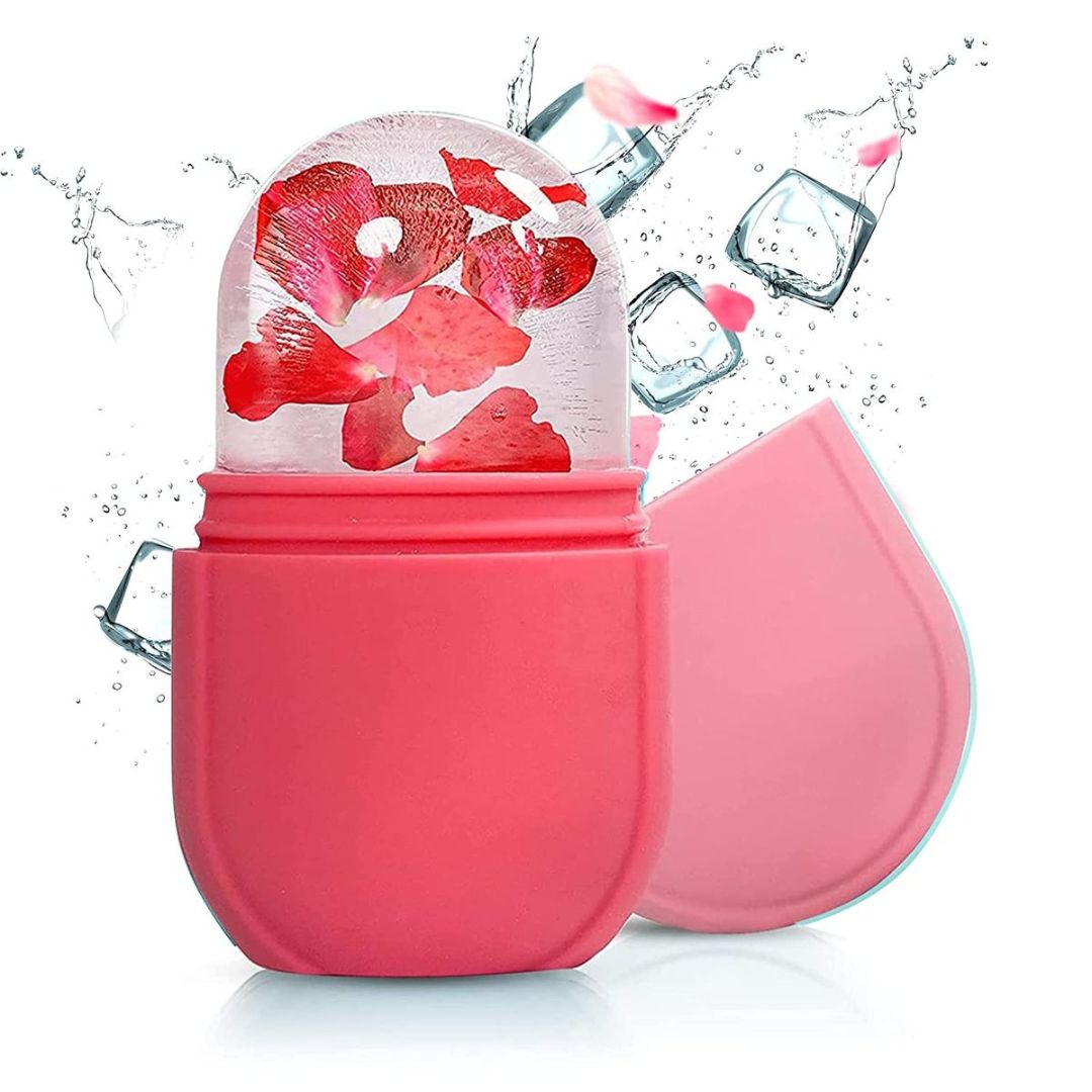 Facial Silicone Ice Roller - Pink - Beauty Bling