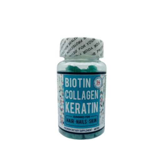 Biotin Collagen Keratin Gummies (60 Gummies) - Beauty Bling