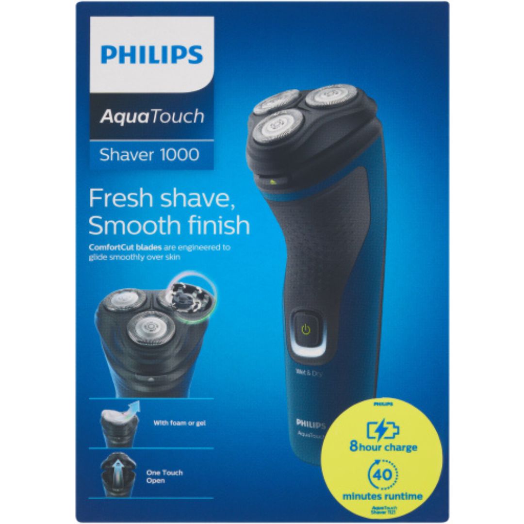 Phillips AquaTouch Wet & Dry Electric Shaver 1000 - Beauty Bling